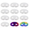 12 Pcs Paper Art Masks DIY Blank Masks DIY Painting