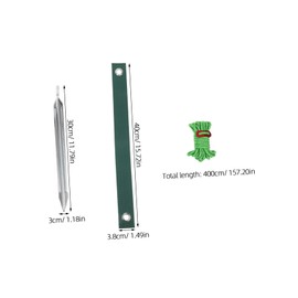 ORFOFE 9pcs Heavy Duty Steel Tree Stake Kit Weather Resistant Support System for Young Trees and Durable Steel Stakes Included Easy Installation for Year Protection