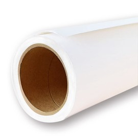 Yizhily Seamless Photogrphy Background Paper, Paper Backdrop Roll for Photoshoot, 53" x16.4', Artic White