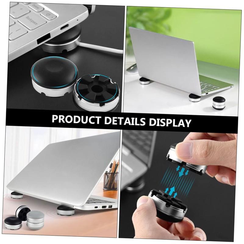 Mipcase 2PCS Mini Laptop Heightening Stand Portable Cooling Holder for