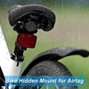 Heveer AirTag Bicycle Saddle Mount Hidden Bicycle Mount Black for