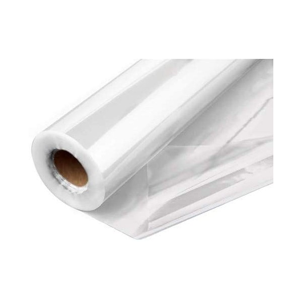 Clear Cellophane Wrap Roll 16 Inches Wide 100 Feet Long Thick Cellophane Roll for Baskets Gifts Flowers Food Safe Cello Rolls. (16"x100')