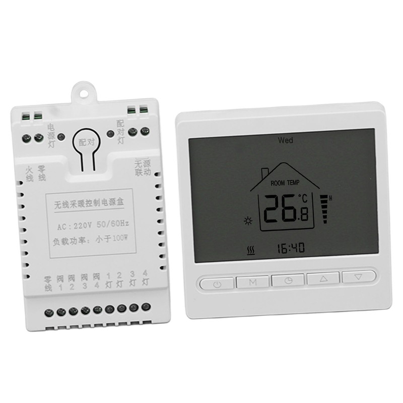 Digital Thermostat Display ABS Accurate Temperature Control Electric Thermostat AC220V