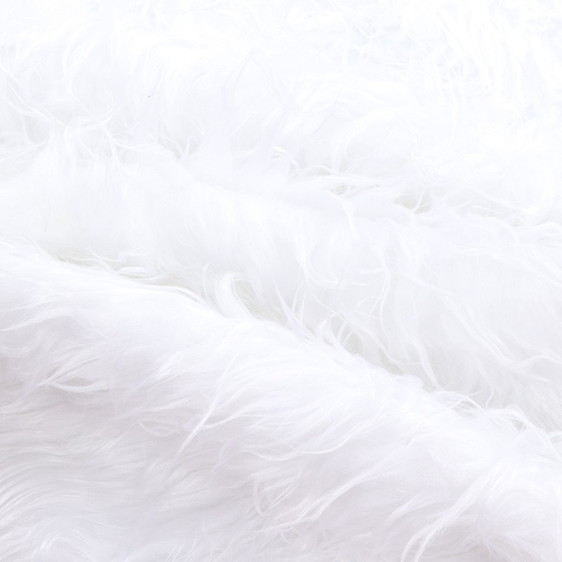 35.4in Christmas Tree Skirt White Fine Workmanship Soft Thick Fluffy