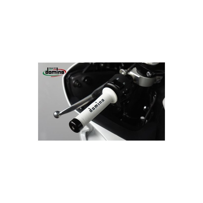 Domino handlebar grip race type (TZ grip) 126mm thermo-plastic rubber