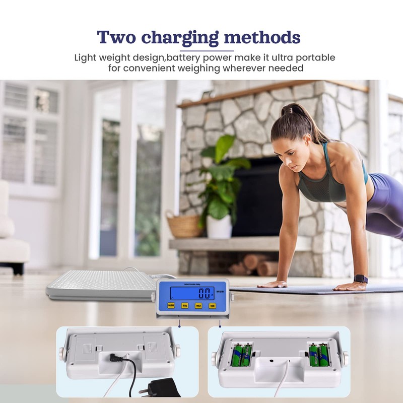 Tetuga Medical Scale - Heavy Duty 440 lb High Capacity