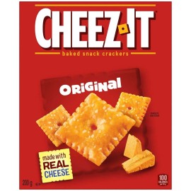 Kellogg Canada Inc. Cheez-It Original Baked Snack Crackers, 200g/7.1 oz., Box,