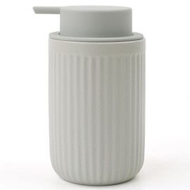 BosilunLife Dish Hand Soap Dispenser - Liquid Pump Soap Dispenser for Bathroom Decro 12oz Ceramic Kitchen Dish Dispenser with Rust-Proof Liquid Pump Modern Refillable Lotion Bottles