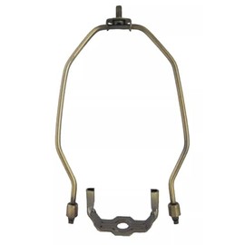 LAMP SHADE HARP : ANTIQUE BRASS 7", 8", 9" (8'' Antique Brass Harp)