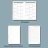 POPRUN Calendar 2026 Daily Planner Hardcover 16 x 10.5 cm,