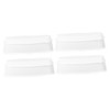 Mikinona 2sets Nail Dipping Powder Trays French Tip Nails Tool