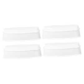 Mikinona 2sets Nail Dipping Powder Trays French Tip Nails Tool for Home Professional Use 2pcs*2