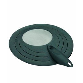 Metaltex 271015 Sombrero Euro Splatter Screen & Lid, Black