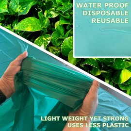 allgala 12-Pack Premium Plastic Table Cover Medium Weight Disposable Tablecloth-12PK Round 84"-Coral-TC58520