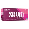 Zevia Zero Sugar Soda, Black Cherry, 12 oz Cans (8-Pack)