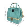 Double Layer Breastmilk Backpack Nylon and PEVA Smooth Zipper 11L