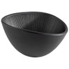APS 85092 Melamine Bowl Nero Serving Bowl for Quadruple Foods,