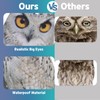 Lifreer Owl Decoy to Scare Birds Away, 3PCS Bird Scare