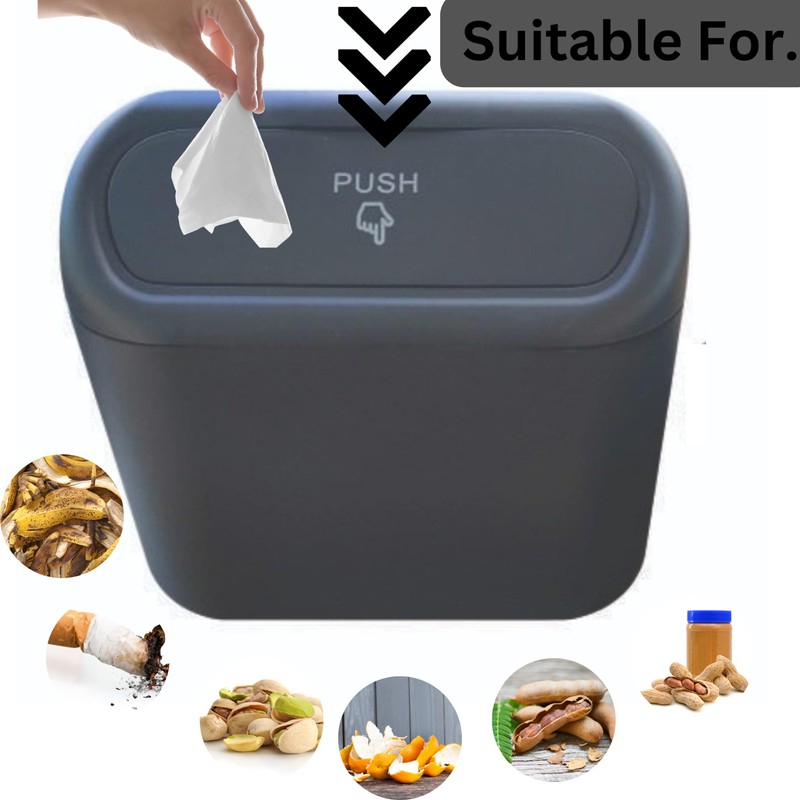 ALTIJARAT INT Car Bin with 90 Pcs Trash Bag-This Car