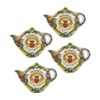 Royal Tara Claddagh Tea Bag Holder Set Irish Weave Teabag