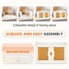 Sweet Furniture Stackable Plastic Storage Bins with Lid - 23QT