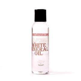 Mystic Moments | White Mineral Carrier Oil 125ml - Pure & Natural Oil Perfect for Hair, Face, Nails, Aromatherapy, Massage and Oil Dilution Vegan GMO Free