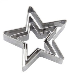 LRZCGB Star Cookie Cutter Shape, Stainless Steel Bakeware Tools(Star)