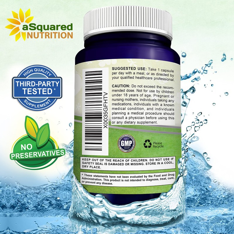 aSquared Nutrition Apigenin 50mg & L-Theanine 200mg - 120 Capsules