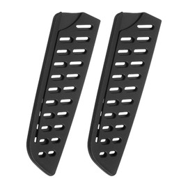 uxcell 2Pcs Knife Cover Sleeves Blade Edge Guards for 5" Santoku Knife Blade Edge Protector Cover Universal Knife Sheath for Kitchen, Black