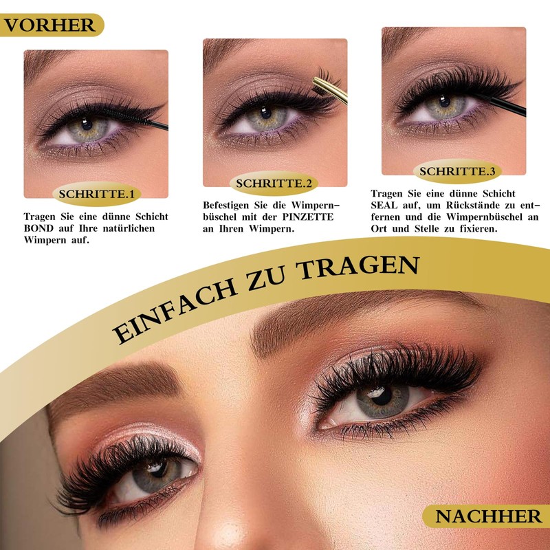 QUEWEL Individual Overnight Lash Seal, 10 ml Cluster Lashes Sealer