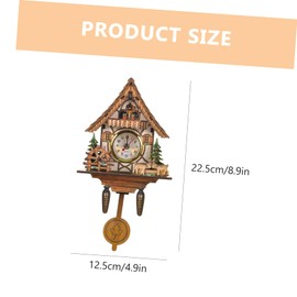 iplusmile Cuckoo Clock Wall Clock Traditional Easy to Install Versatile Home Decor for Living Rooms Bedrooms and Offices Accurate Timekeeping and Material