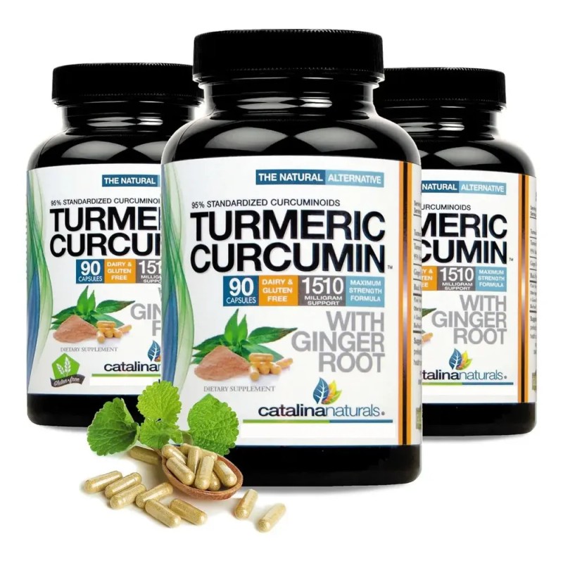 Catalina Naturals Cúrcuma Curcumina Plus 90 Cápsulas
