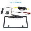 Parking View Camera,3 in 1 Car License Plate Frame Parking