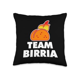 Team Birria Tacos - Funny Birria Restaurant Throw Pillow