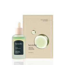 [W Concept Exclusive] Little Drops Calming Days Ampoule 45ml + Ampoule Mask 5 Sheets / [W컨셉 단독] 리틀 드롭스 카밍 데이즈 앰플 45ml + 앰플 마스크 5매