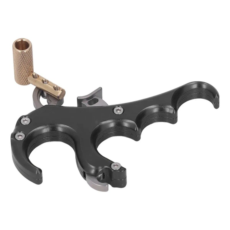 Bow 4 Fingers Thumb Trigger Auxilia Na Liberação Em Liga