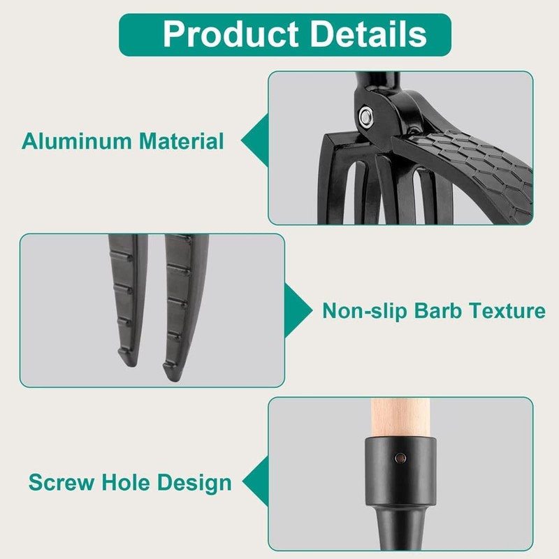 Weed Remover, Stand Up Weed Puller Tool, Manual Weed Remover,