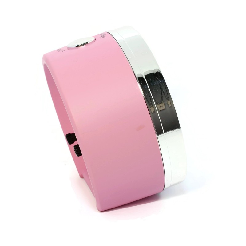 Atlanta Alarm Clock, Plastic, pink, 9.5 cm
