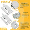 6 Pack Window Sash Locks,Window Latch Cam Action White Window