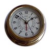 West & Company 5 3/8" Raised Brass Tide-Time Clock