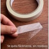 i frmmy Cinta adhesiva transparente extraíble de doble cara, sin