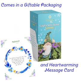 Malister Gnomes Garden Statues with Firework Solar Light Garden Decor for Outside, Outdoor Decor, Gnome Decor Garden Art Outdoor Statues Patio Decor Lawn Yard Art, Garden Gifts Naughty Funny Gnomes