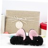 BESPORTBLE Cute Plush Cat Ears Headband for Women Elastic Face