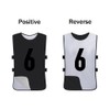 Saaifuu 12 Pack Reversible Numbered Pinnies, Double Sided Scrimmage Vest,Team