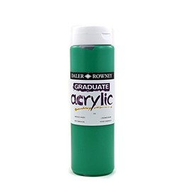 Daler Rowney 123500335 Graduate Acrylfarbe, 500 ml, Smaragdgrün