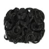 SWACC Short Messy Curly Dish Hair Bun Extension Easy Stretch
