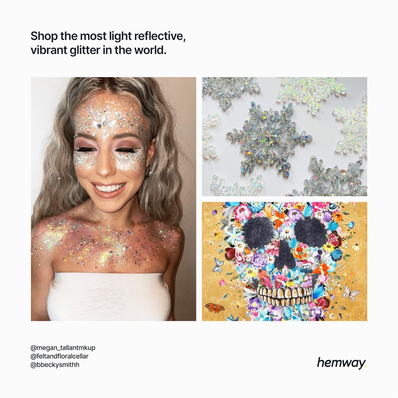 Hemway | Ultra Sparkle Mixed Festival Glitter - 100g /