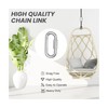 (Made in USA) Stainless Steel Chain Quick Links Locking Carabiners,