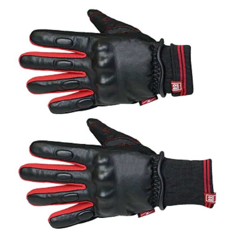 Rough & Road Gloves CK Knit Cuff Winter Leather Gloves
