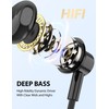 iMangoo for Apple Lightning Headphones MFi-Certified Wired Earbuds Black